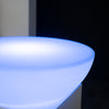 23.5inch Cordless LED Rechargeable Round Table, Light Up Furniture