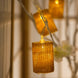 70" Burlap Fairy String Lights With 10 Bright White LEDs