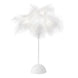 White Feather 15 Inch Cordless Battery Operated Desk Light Table Lamp Centerpiece#whtbkgd