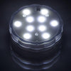 4 Pack White Waterproof Submersible LED Vase Lights With IR Remote