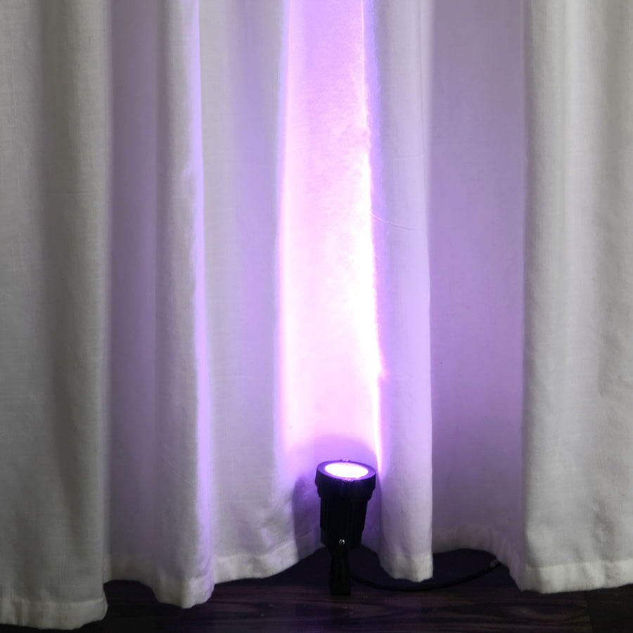 6W Purple LED Backdrop Uplight, Outdoor Waterproof Landscape Spotlight