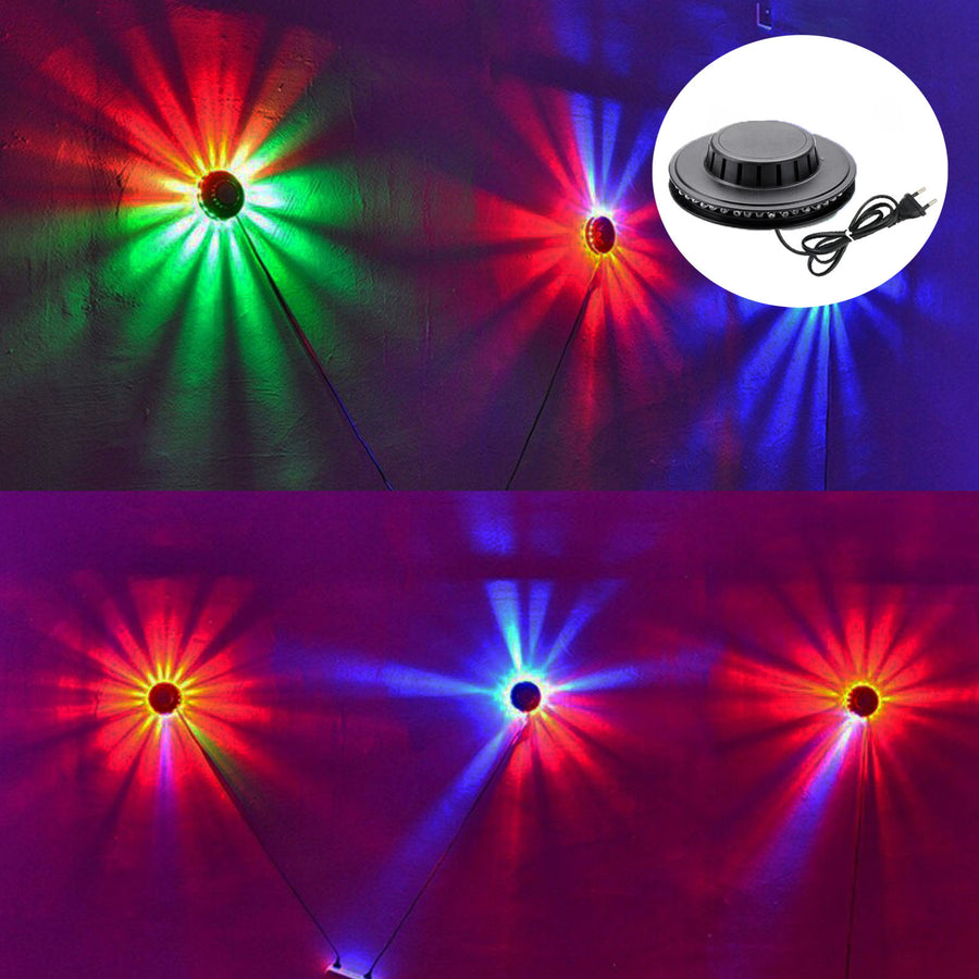 Sound Activated Round Sunflower LED Disco Ball Stage Light
