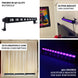 LED Wall Washer Lights Indoor, Linear LED Light Bar, LED Uplights Outdoor