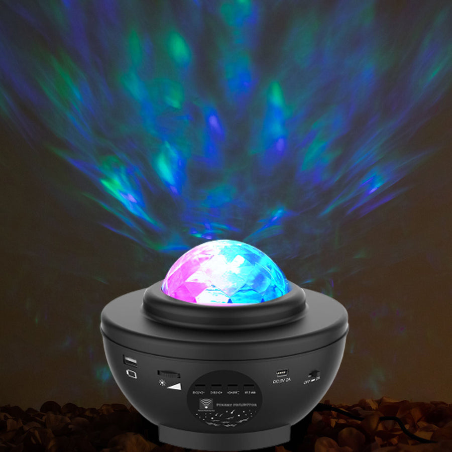 LED Color Changing Star Galaxy Projector Spotlight W/Bluetooth Speaker#whtbkgd