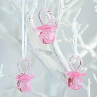 Large Pink Decorative Baby Pacifiers - Add Charm to Your Celebrations