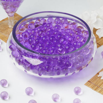 10g | Large Purple Nontoxic Jelly Ball Water Bead Vase Fillers