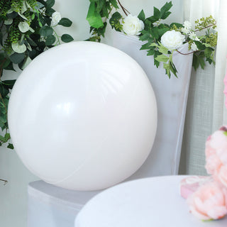 Vibrant White Vinyl Balloons for Stunning Event Decor