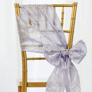 Lavender Lilac Pintuck Chair Sashes - Add Elegance to Your Event