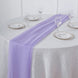 6ft Lavender Lilac Premium Chiffon Table Runner