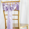5 Pack | Lavender Lilac Satin Chair Sashes | 6inch x 106inch