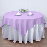 Enhance Your Table Setting with the Lavender Lilac Seamless Square Polyester Table Overlay