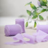 2 Pack | 6yd Lavender Lilac Silk-Like Chiffon Linen Ribbon Roll For Bouquets