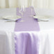 12inch x 108inch Lavender Lilac Satin Table Runner#whtbkgd