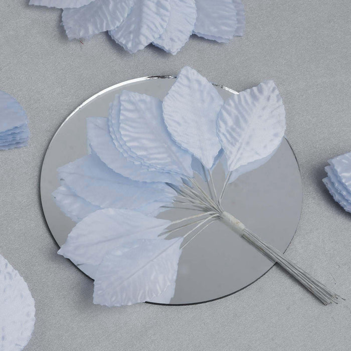 144 Burning Passion Leafs for Craft - Light Blue