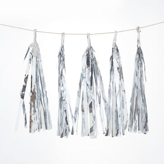 Add a Touch of Elegance with Metallic Silver Foil Tassels