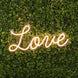 27Inch Love Neon Light Sign, LED Reusable Wall Décor Lights With 5ft Hanging Chain#whtbkgd