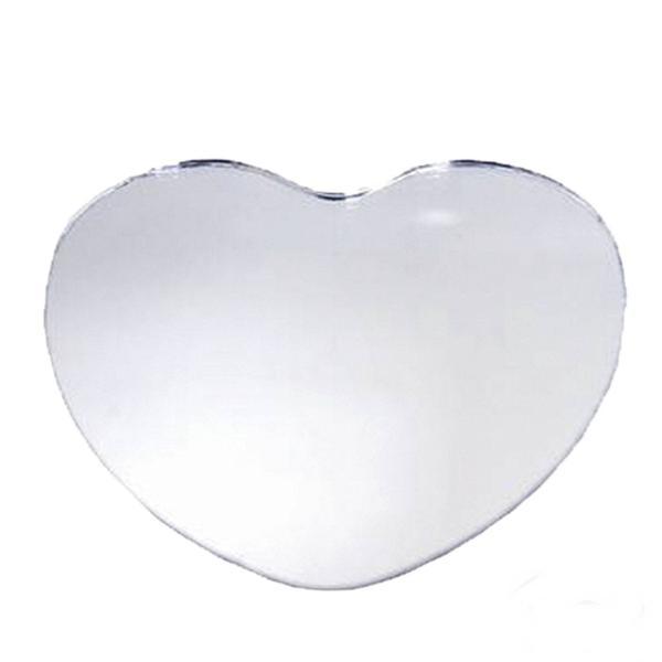 6 Pack | 10inch Heart Glass Mirror Table Centerpiece, Hanging Wall Decor#whtbkgd