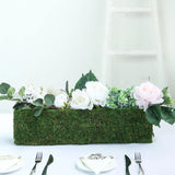 23" Rectangle Preserved Moss Planter Box with Inner Lining