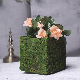 Create Memorable Events with Green Preserved Moss Planter Boxes