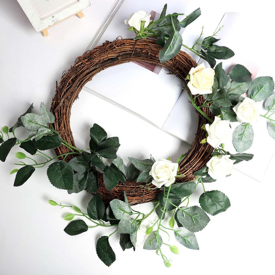 12 inch Grapevine Wreath, DIY Rustic Wreath, Natural Twig Wreaths