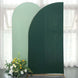 7ft Matte Hunter Emerald Green Spandex Half Moon Chiara Backdrop Stand Cover