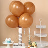 25 Pack | 12inch Matte Pastel Caramel Helium or Air Latex Party Balloons
