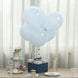 25 Pack | 12inch Matte Pastel Ice Blue Helium or Air Latex Party Balloons