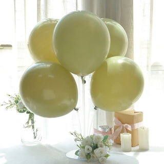 Add a Touch of Elegance with Pastel Olive Green Balloons