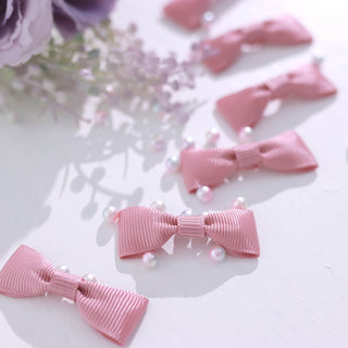 Elevate Your Designs with Mauve Grosgrain Pre Tied Ribbon Bows