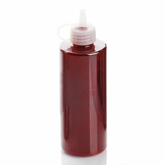 4 oz | Metallic Burgundy Arts & Craft Glitter Glue, DIY Sensory Bottle#whtbkgd