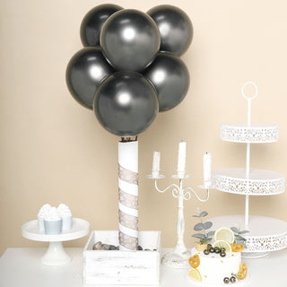 Add a Touch of Elegance with Charcoal Gray Latex Balloons