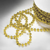 24 Yards | 3mm Metallic Gold Faux Craft Pearl String Beads Garland