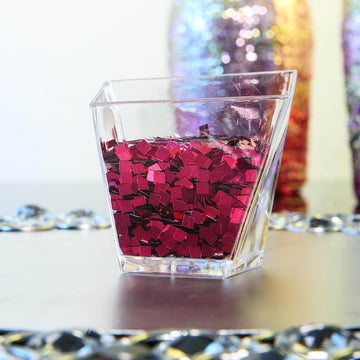 50g Bag Metallic Hot Pink DIY Arts and Crafts Chunky Confetti Glitter