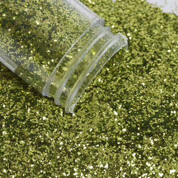 23g Bottle Metallic Lime Green Extra Fine Arts and Crafts Glitter Powder