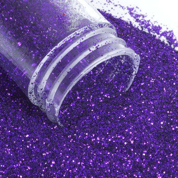 23g Bottle Metallic Purple Extra Fine Arts and Crafts Glitter Powder