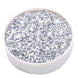 1 lb Bottle | Metallic Silver DIY Arts & Craft Chunky Confetti Glitter#whtbkgd