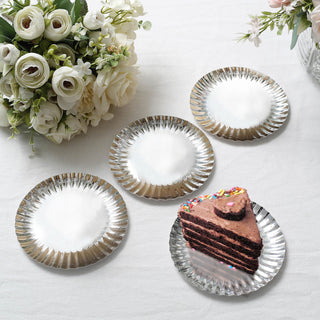 Elevate Your Event with Metallic Silver Party Plates