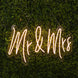 33 Inch Mr & Mrs Neon Light Sign, LED Reusable Wall Décor Lights With 5ft Hanging Chain#whtbkgd