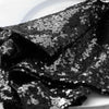20x20Inch Black Premium Sequin Cloth Dinner Napkin | Reusable Linen#whtbkgd