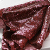 20Inchx20Inch Burgundy Premium Sequin Cloth Dinner Napkin | Reusable Linen#whtbkgd
