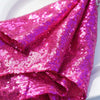 20x20Inch Fuchsia Premium Sequin Cloth Dinner Napkin | Reusable Linen#whtbkgd