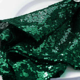 20x20Inch Hunter Emerald Green Premium Sequin Cloth Dinner Napkin | Reusable Linen#whtbkgd