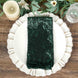 20x20Inch Hunter Emerald Green Premium Sequin Cloth Dinner Napkin | Reusable Linen
