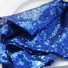 20x20Inch Royal Blue Premium Sequin Cloth Dinner Napkin | Reusable Linen#whtbkgd