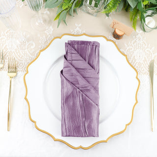 Vibrant Violet Amethyst Dinner Napkins for Elegant Events