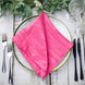 5 Pack | Fuchsia Accordion Crinkle Taffeta Cloth Dinner Napkins#whtbkgd