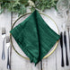 5 Pack | Hunter Emerald Green Accordion Crinkle Taffeta Dinner Napkins | 20x20Inch#whtbkgd