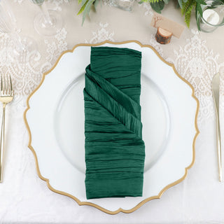 Add Elegance to Your Tablescapes with Hunter Emerald Green Dinner Napkins