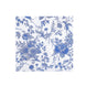 White Blue Chinoiserie Floral Print Soft 2-Ply Paper Napkins, Highly Absorbent Disposable#whtbkgd