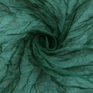 Unleash Your Creativity with Hunter Emerald Green Gauze Cheesecloth Boho Dinner Napkins